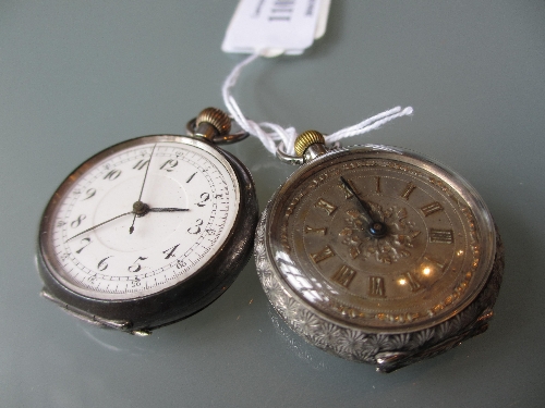 Two 19th Century silver fob watches