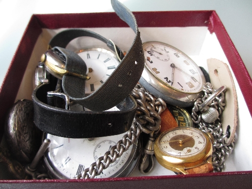 Quantity of miscellaneous wrist and pocket watches