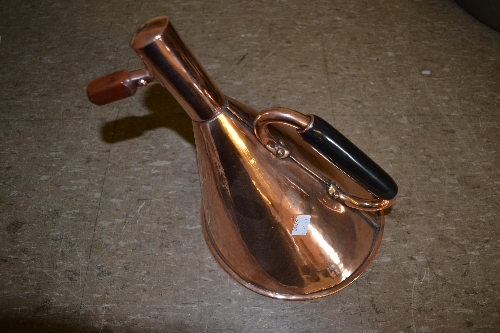 Unusual Arts and Crafts style copper kettle