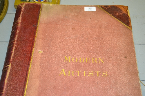 One large volume, `Modern Artists`, published by Virtue, London