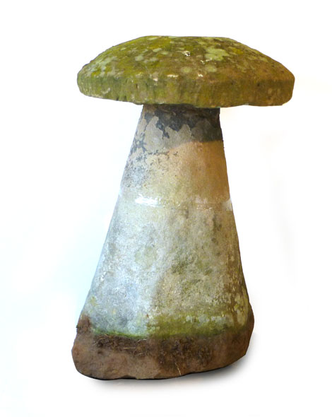 A 19th century Warwickshire staddle stone, 90cm x 60cm