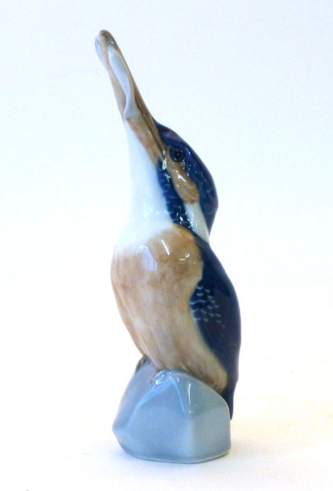 A Royal Copenhagen model of a kingfisher, no. 2257, h18cm CONDITION REPORT: Condition: Appears good