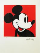 ANDY WARHOL (American, 1928-1987), 'Mickey Mouse', offset lithograph, 40cm x 30cm, numbered 3260/