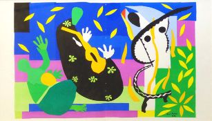 HENRI MATISSE (French, 1869-1954), 'Tristesse De Roy, 1954', original lithograph, Verve Magazine,