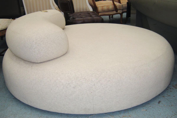 SOFA, bubble rock design by Piero Lissoni for Living Divani from Skandium, in beige upholstery, 65cm