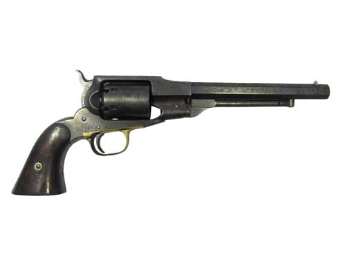 Scarce Remington-Beals Navy Revolver .36 7 1/2 inch rifled octagonal barrel.  The top flap marked