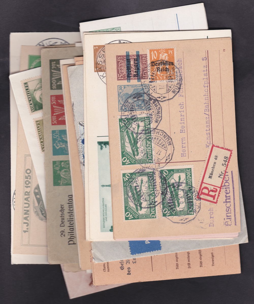 A small selection of covers, mostly Germany or related incl. pre-stamp, postal stationery,