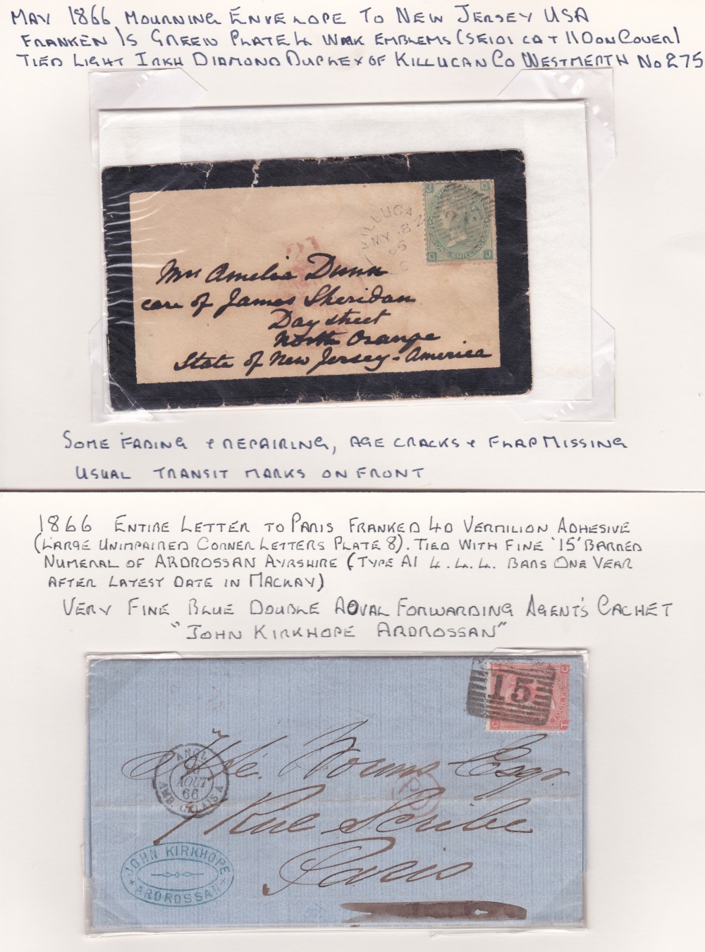 Great Britain Postal History: 17 covers including line engraved and surface printed issues to 1/-. I