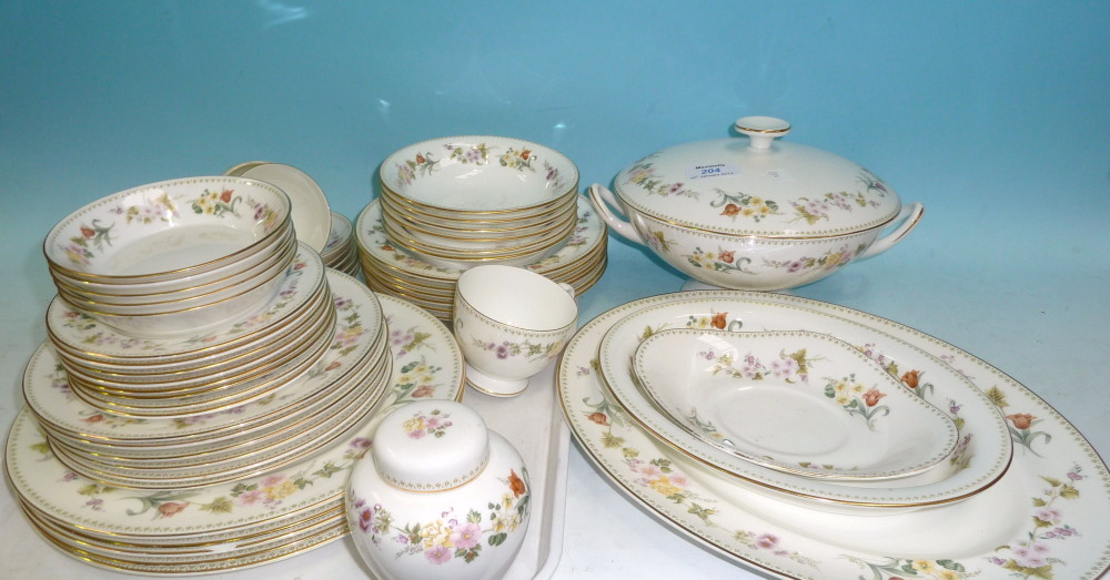 A Wedgwood `Mirabelle` part dinner and tea service (approx 50 pieces)