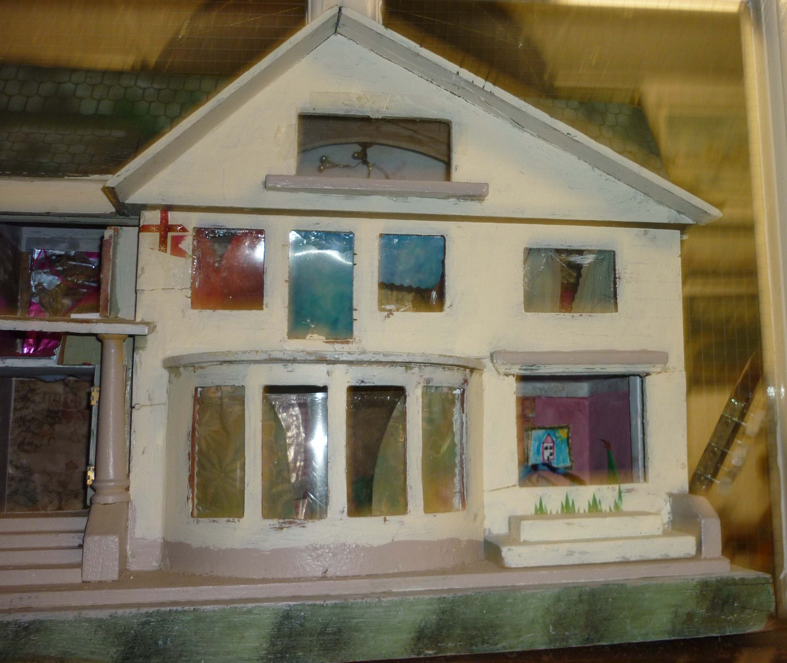 Wooden doll`s house