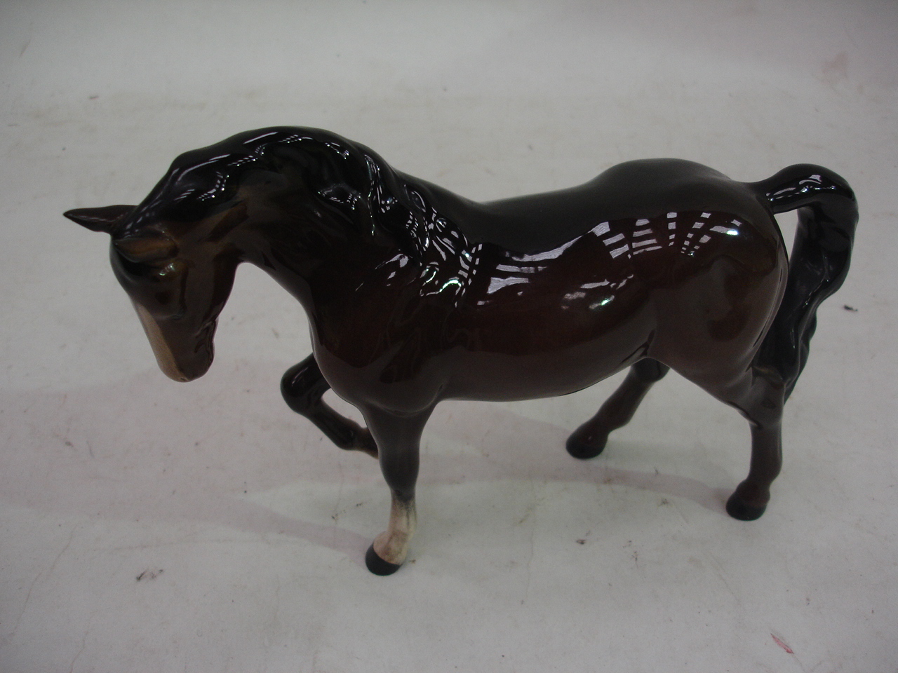 A Beswick gloss glaze horse, 6" high