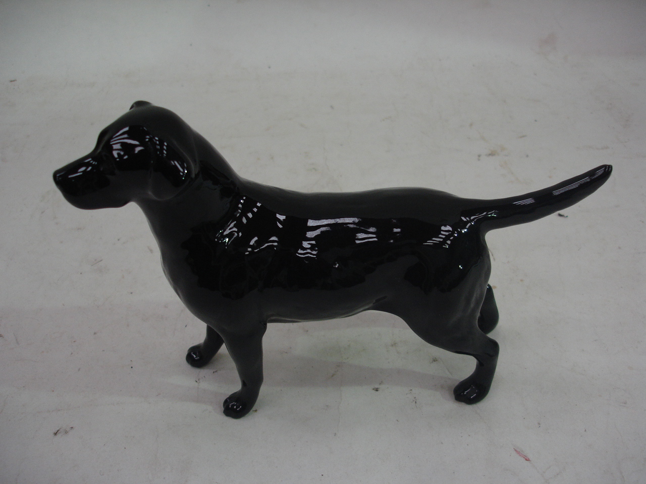 A Beswick black Labrador 5 ½" high