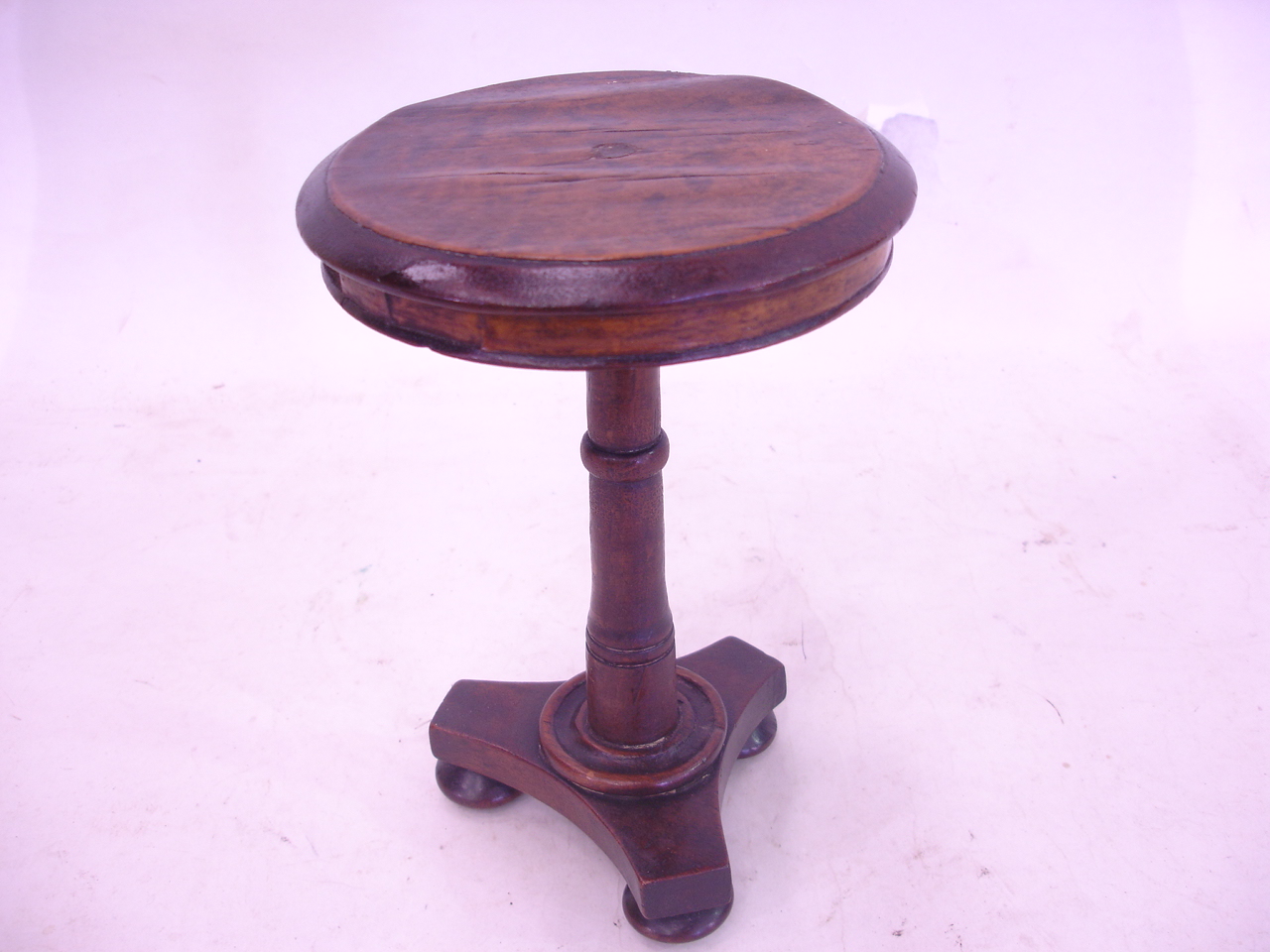 A William IV miniature centre table 9" high