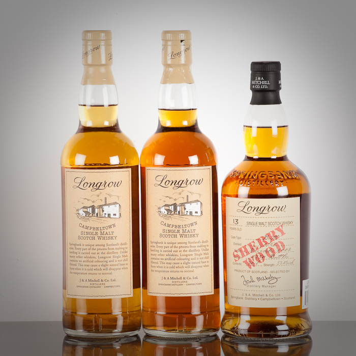 LONGROW 10 YEAR OLD Single Campbeltown malt whisky, distilled and bottled by J. & A. Mitchell &