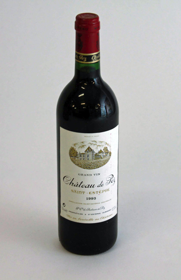 CHATEAU LE ORMES DE PEZ,
Saint- Estephe Vintage 1988, 3 bottles, together with 5 bottles of Grand