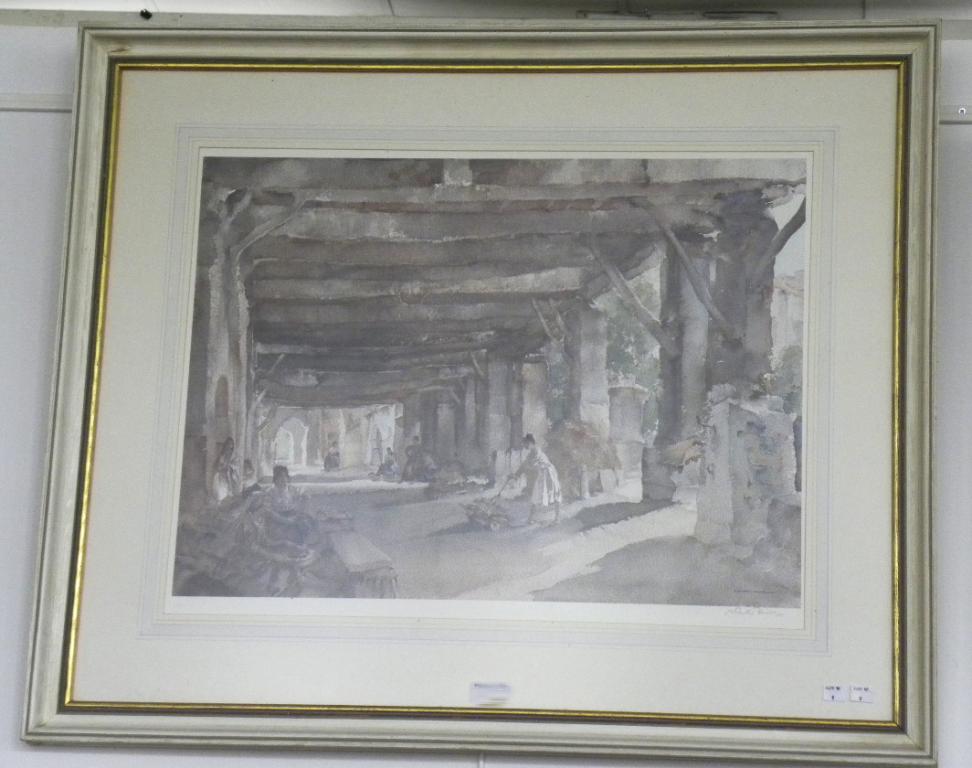 AN ARTIST SIGNED PRINT BY SIR WILLIAM RUSSELL FLINT