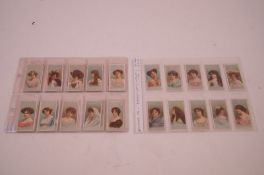 Rare Gallaher cigarette cards "Beauties" 36 of a series of 52 (1905)