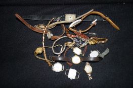 A collection of watches,including Rotary, Omega etc