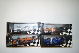 11 Minichamps Formula 1 cars.  1:18 scale