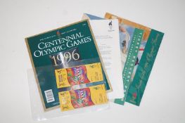 Olympic Football; official souvenir programme for the 1996 summer games in Atlanta sold together