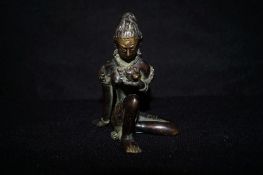 Bronze figure of an Asian lady