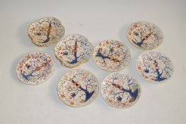 Collection of Royal Crown Derby "Tree of Life" pattern plates and dishes
