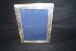 Hall marked silver Photograph Frame 9"x 7"