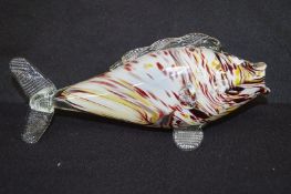 A model glass fish