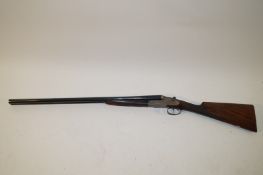 Denton and Kennel side by side shotgun with side lock ejector, requires shotgun licence