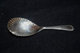 Silver caddy spoon Birmingham 1976