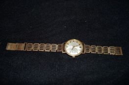 A 9ct gold Rotary Commodore watch