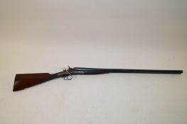 12 gauge Holloway & Naughton double barrel shotgun, requires shotgun licence
