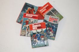 Volumes 1 - 6 of The Manchester United Football books