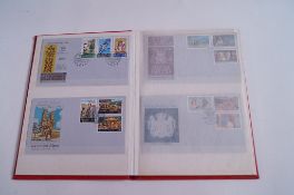 A stock-book containing an interesting variety of vintage and modern stamps and covers