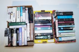 A collection of modern biographies in three boxes