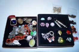 Box of assorted costume Jewellery