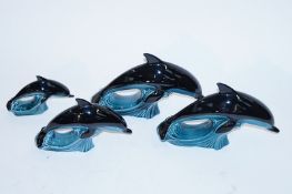 Poole pottery dolphins