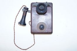 An early 20th century telephone