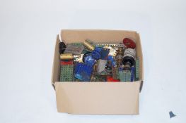 A collection of Meccano items