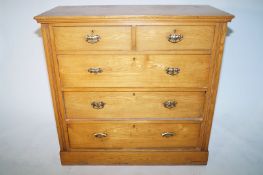 Early 20th century Light Oak Chest of Drawers