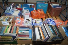 A large collection of shipping, railway and aviation books approximately 400