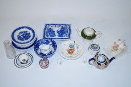 Collection of ceramic items including teaware etc