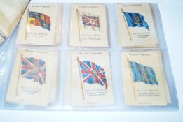 Full set of 48 Wix Silk Flags British Empire