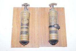 Two early 20th Century fire extinguishers