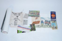 Reproduction war posters and other bag ephemera