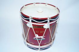 A military drum biscuit barrel