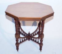 A 20th century beech game table