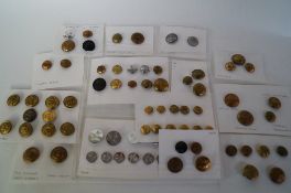 A good collection of military buttons, approx 75.