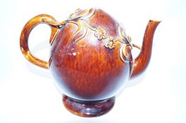 A Minton brown Cadogan teapot