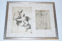 A print of classical figures